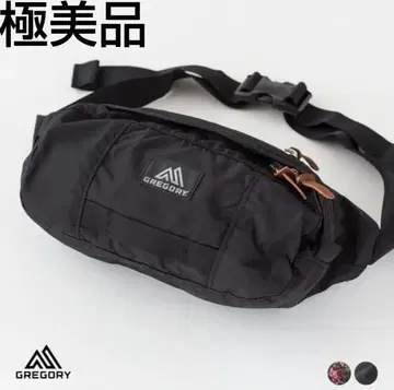 컨디션 최상 그레고리 하드테일 바디백 블랙