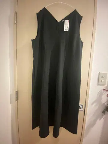 UNIQLO 브러쉬드 저지 원피스 3XL 다크 그레이 미사용 새상품