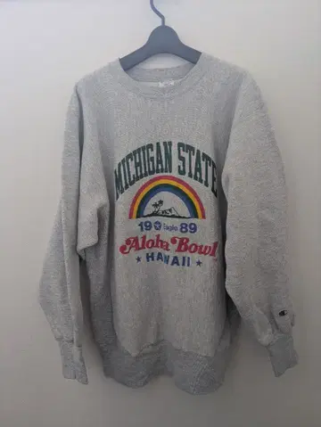 80's Champion 리버스 위브 Michigan State XL
