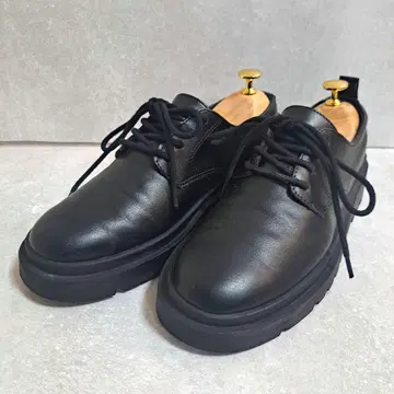 [새상품급] ZARA(자라) 더비슈즈 통굽 블랙