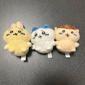 치이카와 (먼작귀) 앉은 봉제 인형 하치와레, 토끼, 밤만쥬