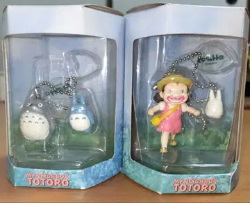 스튜디오 지브리 마스코트 키링 토토로와 미니 토토로 메이 & 미니 토토로