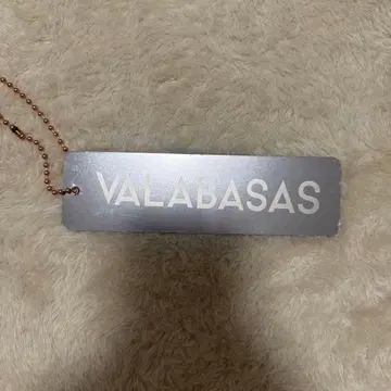 VALABASAS 실버 키링