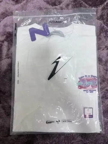 아이쇼바 Tee (White) 계속 한밤중이면 좋을 텐데