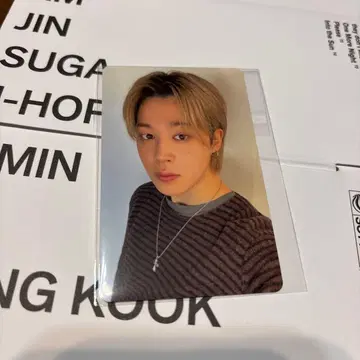 BTS ARIRANG 지민 럭키 드로우 포토카드