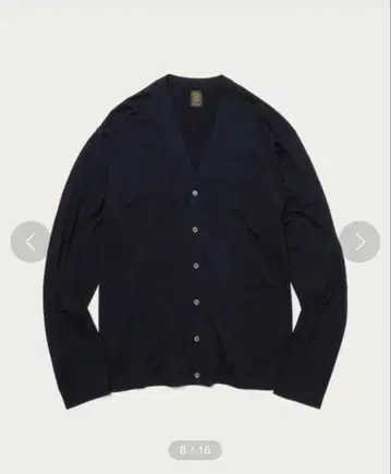 BATONER 바토너 워셔블 울 가디건 네이비 사이즈 3