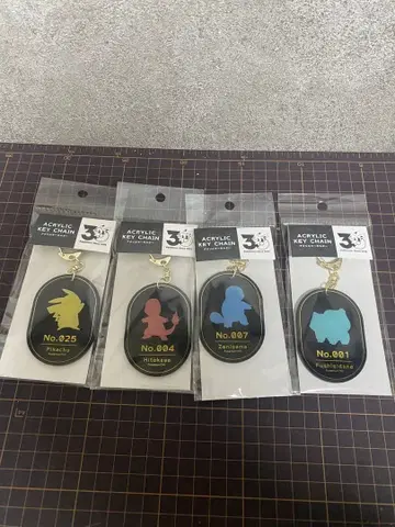 포켓몬 30주년 금박 아크릴 키링 실루엣