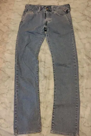 REPLAY 리플레이 ANBASS 슬림핏 스트레치 데님 팬츠 W28