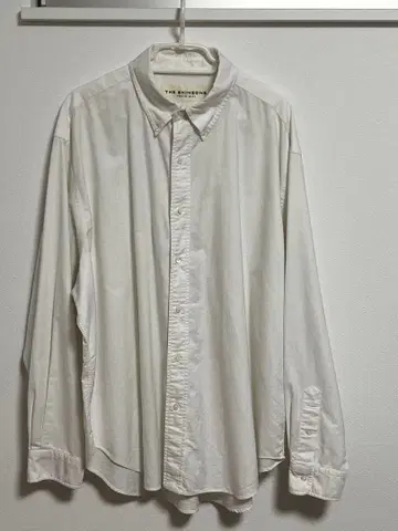 신존 THE SHINZONE 버튼 다운 셔츠 화이트 긴팔 프리 사이즈