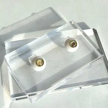 인형 눈 14mm 레몬 물방울 레진 아이 핸드메이드 0039