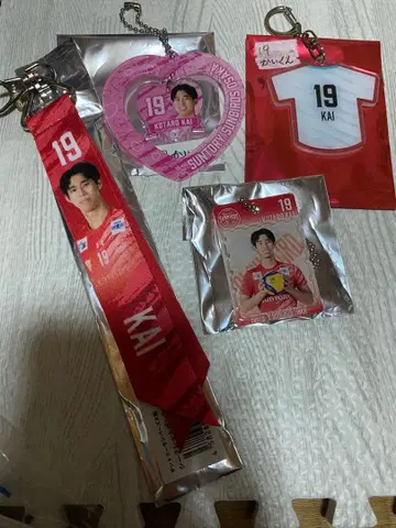 산토리 산버즈 오사카 카이 코타로 유니폼 키링 본핀 외