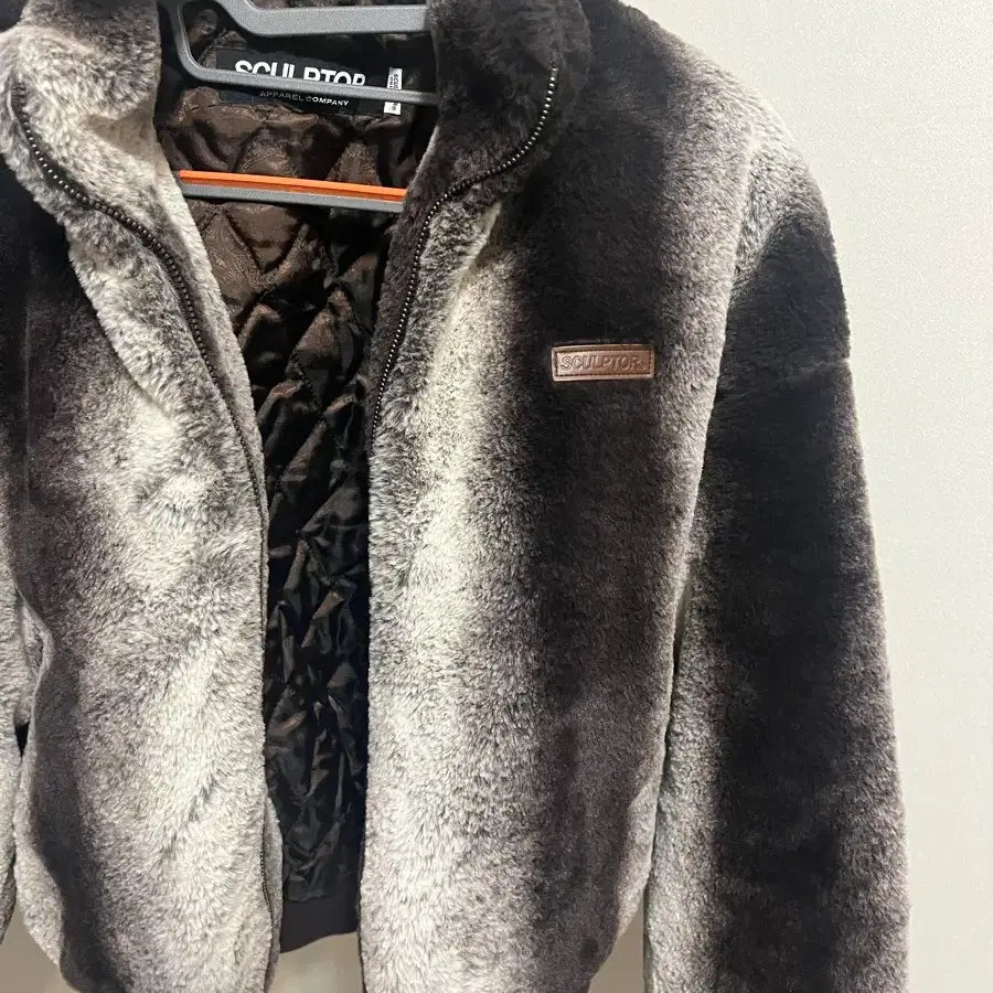 Sculptor Fur Faux Mongolian Shearling Jacket R on Bunjang Global Site.