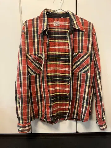 플랫 헤드 flathead 플란넬 셔츠 38 사이즈