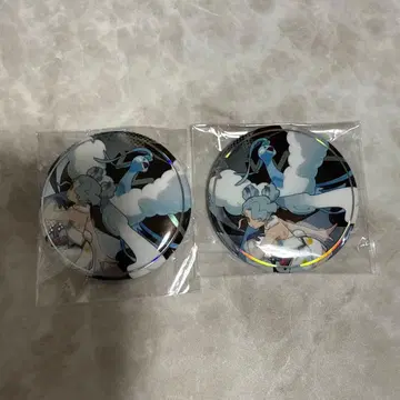 하츠네 미쿠 포켓몬 캔뱃지 칠터스 2개