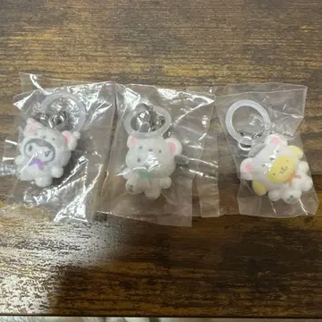 산리오 복슬복슬 스노우 메지루시 액세서리