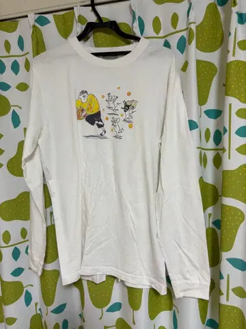 크리프하이프 네에네에 빨리 잡아줘 오니 롱T 화이트 [ L 사이즈 ]