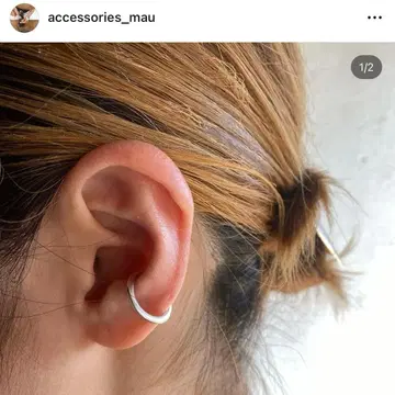 accessories mau 이어커프 실버