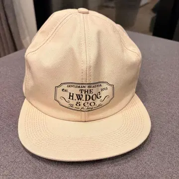 H.W.DOG & CO. 베이지 캡 38