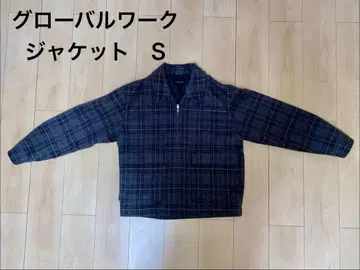 GLOBAL WORK 체크 무늬 자켓