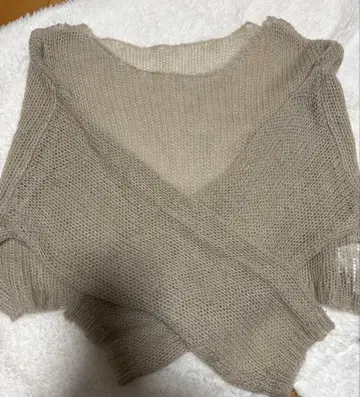 COCODEAL 베이지 썸머 니트