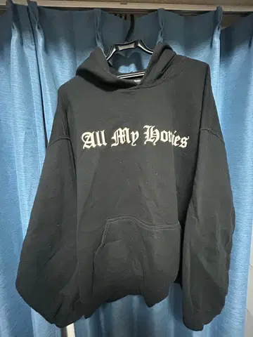 Zorn All My Homies 블랙 후드티