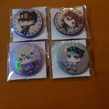 죠죠 월드 캔뱃지 4개 세트