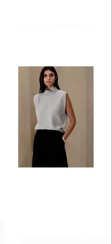 바나나리퍼블릭 패디드 숄더 니트 캐시미어 100%