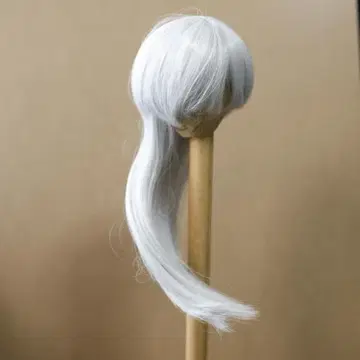 슈퍼돌피 돌피드림 8~9인치 가발 실버