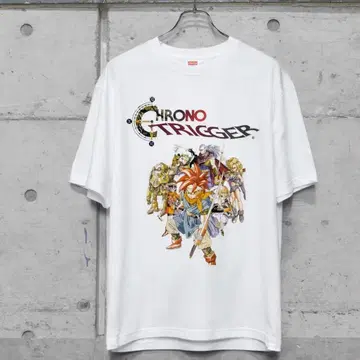 크로노 트리거 T셔츠 L 사이즈 화이트