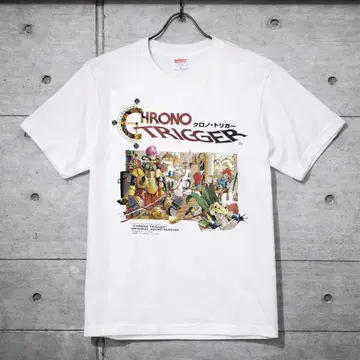 크로노 트리거 T셔츠 L 사이즈 화이트
