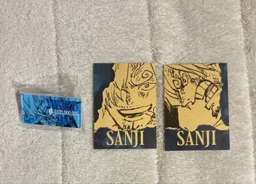 ONE PIECE 바운티 배지 황금 카드 컬렉션 상디