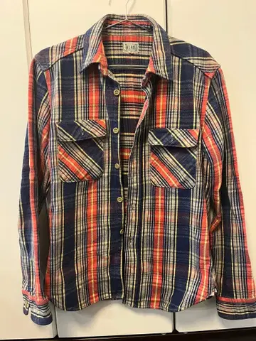 젤라 JELADO 플란넬 셔츠 M 사이즈