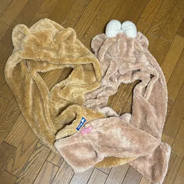 디즈니 더피 셰리 메이 머플러 팬캡 2개