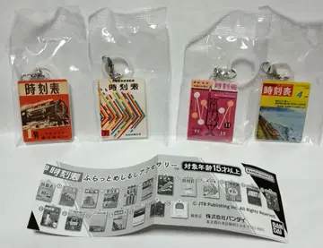 JTB 시각표 플랫 메지루시 액세서리 4점 세트