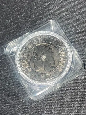 포켓몬 배틀 코인 겐가 실버 레트로 닌텐도 1997 일본제 [ 초기 ]