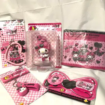 [ 미개봉 ] 산리오 Happy복권 마이멜로디 & 쿠로미 기념일 5종