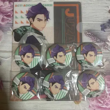 A3 에이스리 효도 쥬자 패밀리마트 패미마 캔뱃지 클리어 파일