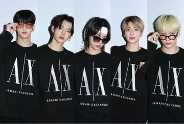 아르마니 익스체인지 txt 착용 맨투맨 트레이닝복 상의