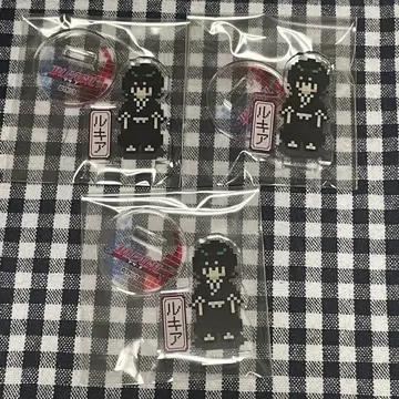 *BLEACH 도트 그림 아크릴 mini 스탠드 쿠키 루키아