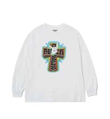 새상품 MASSES T-SHIRTS L/S CROSS HAND 사이즈 M
