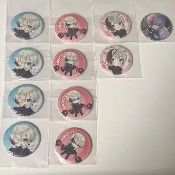 실루엣 방송인 KING 캔뱃지 11개 세트