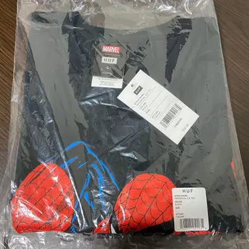 HUF MARVEL 스파이더맨 블랙 L 사이즈
