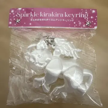 롬앤 yetin 키링 엔젤 고양이 키링 화이트 고양이