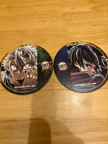 귀멸의 칼날 피날레기 드링크 코스터 시나즈가와 사네미 토미오카 기유