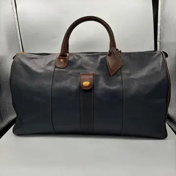 새상품급 ] 던힐 dunhill 보스턴 백 가죽 네이비 단종 레어