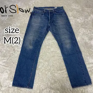 [ 인기 ] orslow 105 사이즈 2 M 데님 청바지 버튼 플라이
