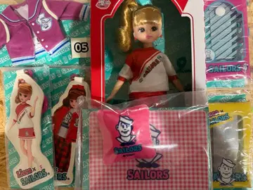 리카짱 복권 x 세일러즈 피규어 인형 치어스타일 잡화 7세트