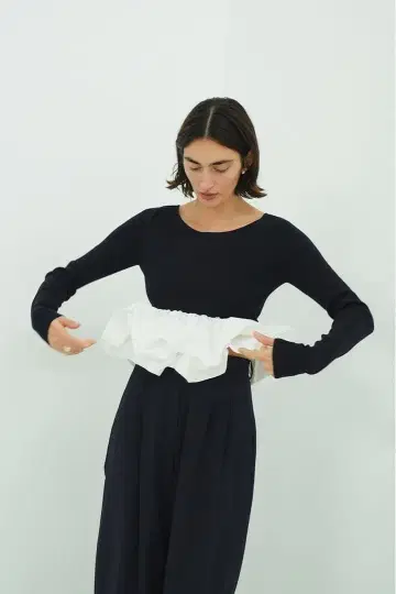 CLANE W BALLOON SHORT KNIT TOPS