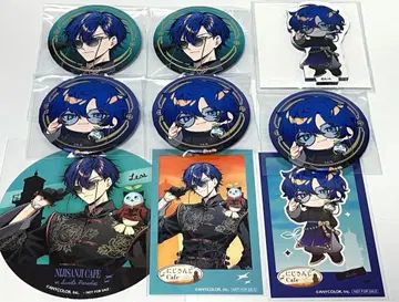 니지산지 스이파라 에니그마 캔뱃지 아크릴 스탠드 코스터 카드 레오스