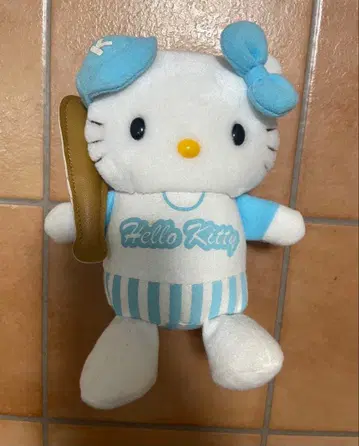 레어! 산리오 헬로키티 베이스볼 봉제 인형 등번호 51 레트로